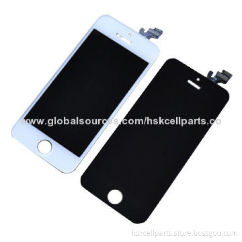 OEM LCD Assembly for iPhone 5, Includes Front Camera Holder, Earpiece Mesh and Sensor IC Holder